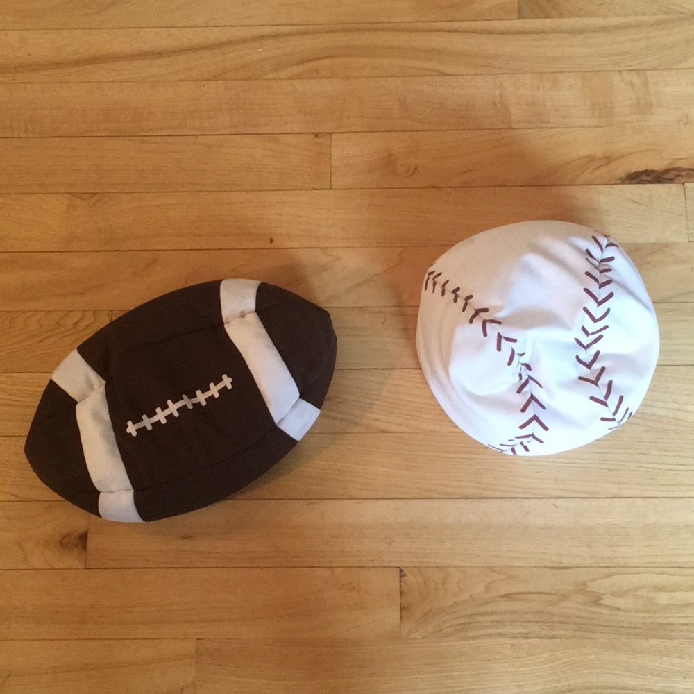Football 🏈 and Baseball ⚾️ Throw Pillows